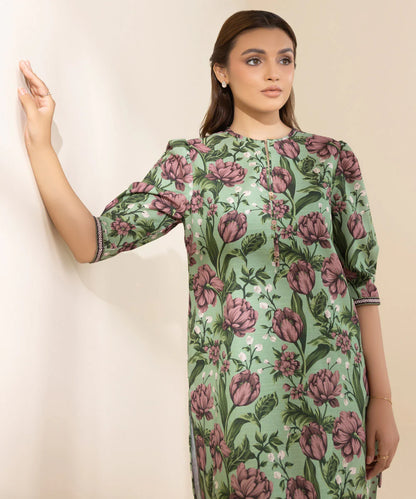 SAPPHIRE | UNSTITCHED 2 PIECE PRINTED LIGHT KHADDAR SUIT