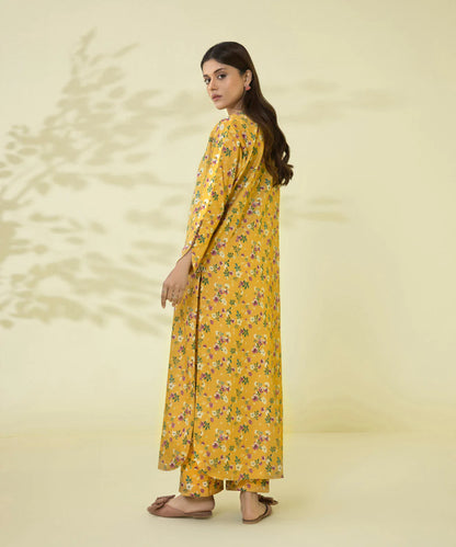 Sapphire | Unstitched 2Pc Printed Embroidered Lawn - Shirt & Trouser