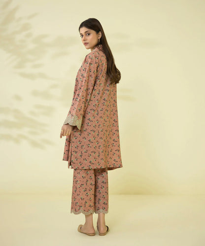 Sapphire | Unstitched 2Pc Embroidered Cambric Suit – Shirt & Trouser | 2TE-SG23V1-1R