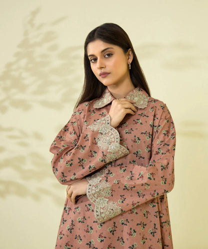 Sapphire | Unstitched 2Pc Embroidered Cambric Suit – Shirt & Trouser | 2TE-SG23V1-1R
