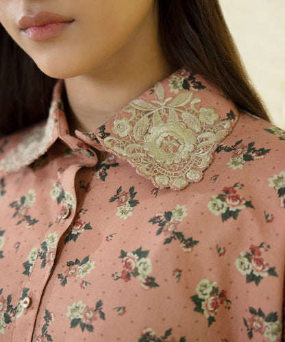 Sapphire | Unstitched 2Pc Embroidered Cambric Suit – Shirt & Trouser | 2TE-SG23V1-1R