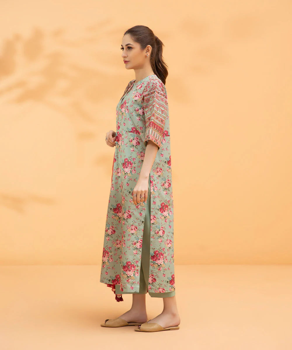 SAPPHIRE | UNSTITCHED 3 PIECE PRINTED LAWN SUIT