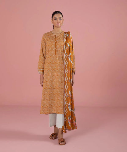 Sapphire | Unstitched 2Pc Printed Lawn - Shirt & Dupatta | 3P-DY23ZV0-16