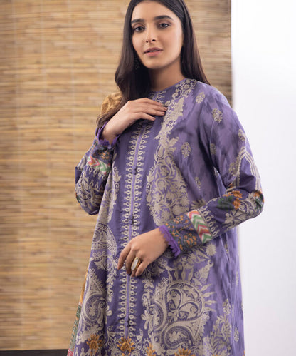 SAPPHIRE | UNSTITCHED 3 PIECE PRINTED LAWN SUIT