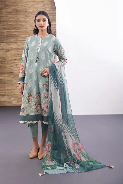 SAPPHIRE | UNSTITCHED 3 PIECE PRINTED LAWN SUIT
