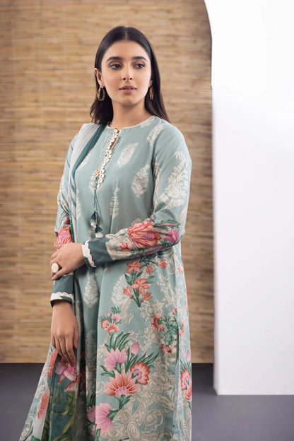 SAPPHIRE | UNSTITCHED 3 PIECE PRINTED LAWN SUIT