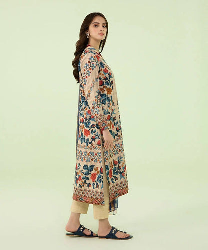 SAPPHIRE | UNSTITCHED 3 PIECE PRINTED LAWN SUIT