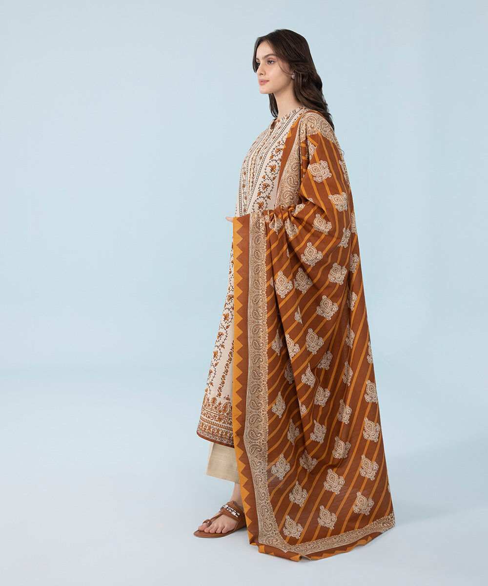 SAPPHIRE | UNSTITCHED 3 PIECE PRINTED LAWN SUIT