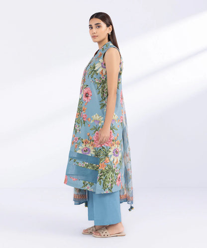 SAPPHIRE | UNSTITCHED 2 PIECE PRINTED CAMBRIC SUIT