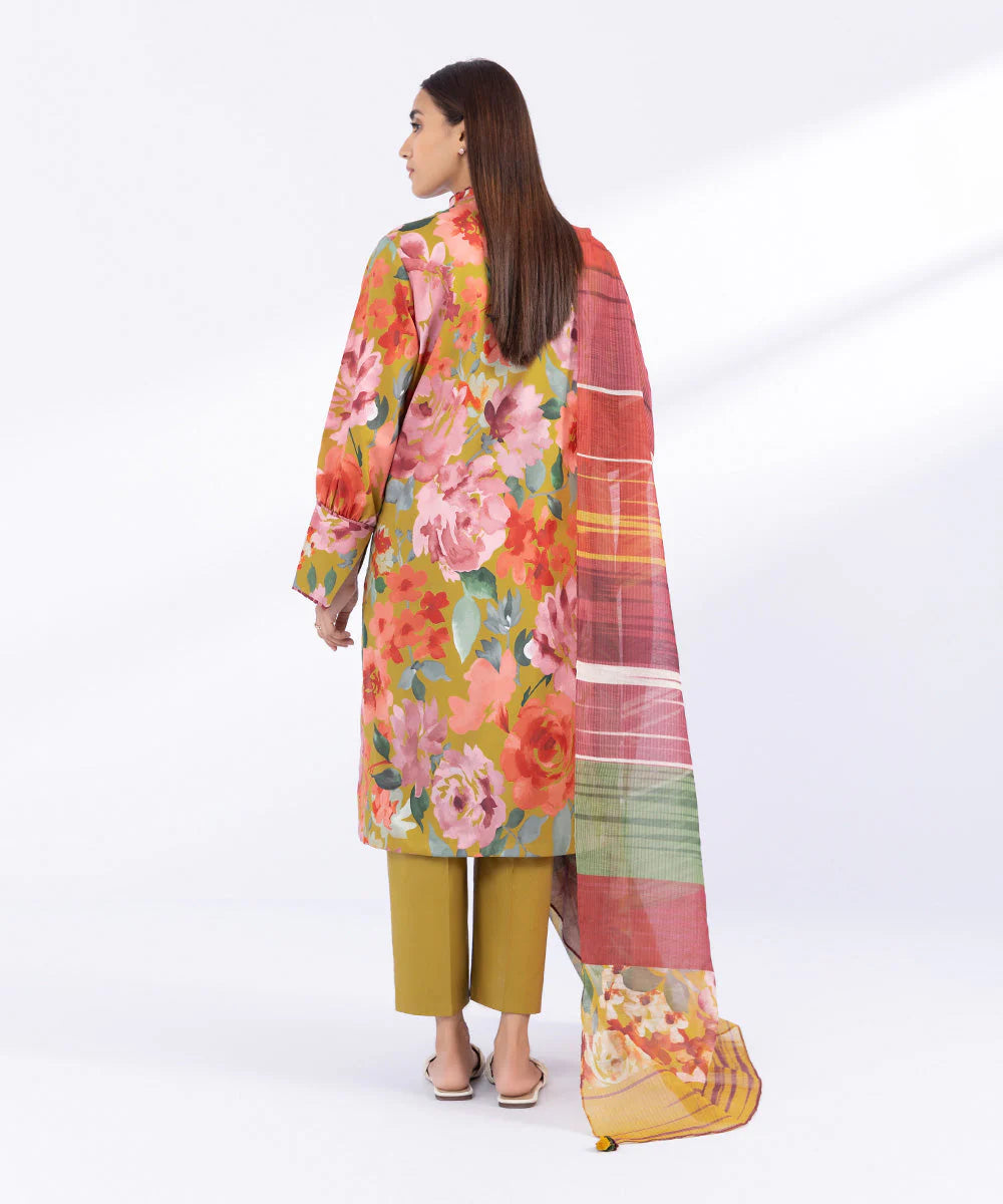 SAPPHIRE | UNSTITCHED 2 PIECE PRINTED CAMBRIC SUIT
