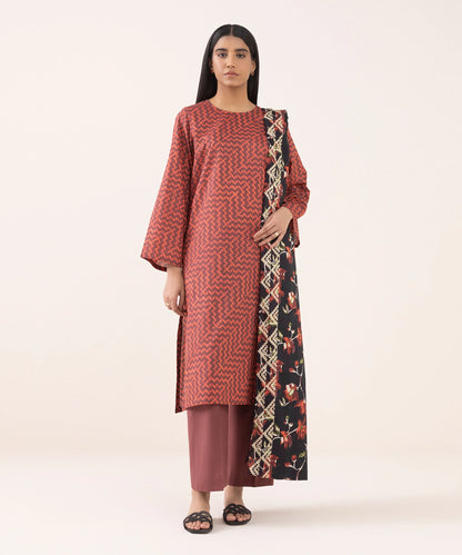 SAPPHIRE | UNSTITCHED 3 PIECE PRINTED LAWN SUIT