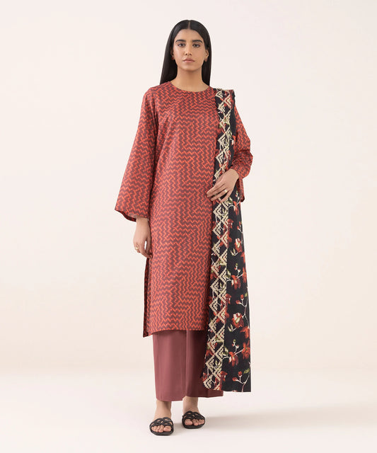 SAPPHIRE | UNSTITCHED 3 PIECE PRINTED LAWN SUIT