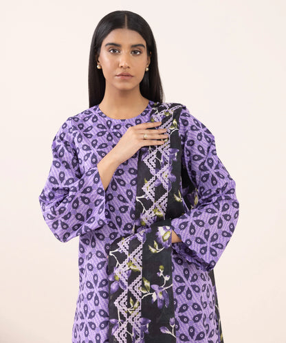 SAPPHIRE | UNSTITCHED 3 PIECE PRINTED LAWN SUIT