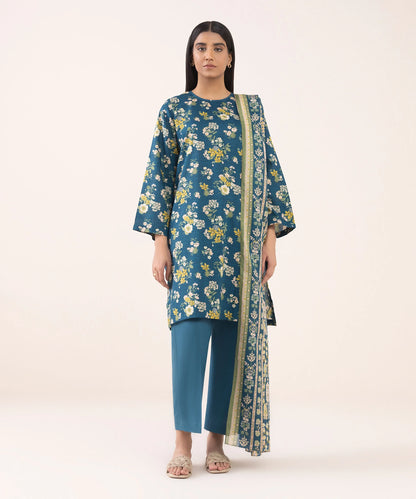 SAPPHIRE | UNSTITCHED 3 PIECE PRINTED LAWN SUIT