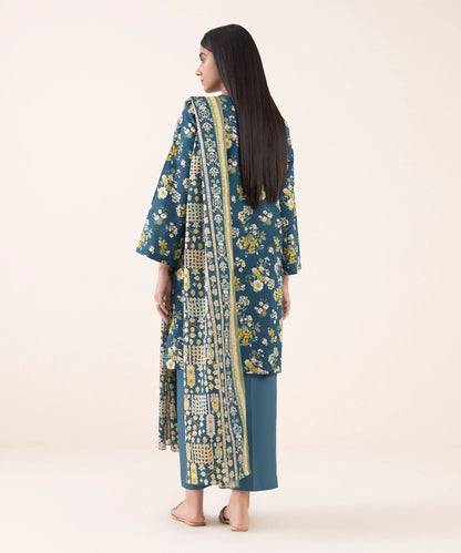 SAPPHIRE | UNSTITCHED 3 PIECE PRINTED LAWN SUIT