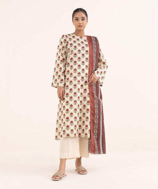 SAPPHIRE | UNSTITCHED 3 PIECE PRINTED LAWN SUIT
