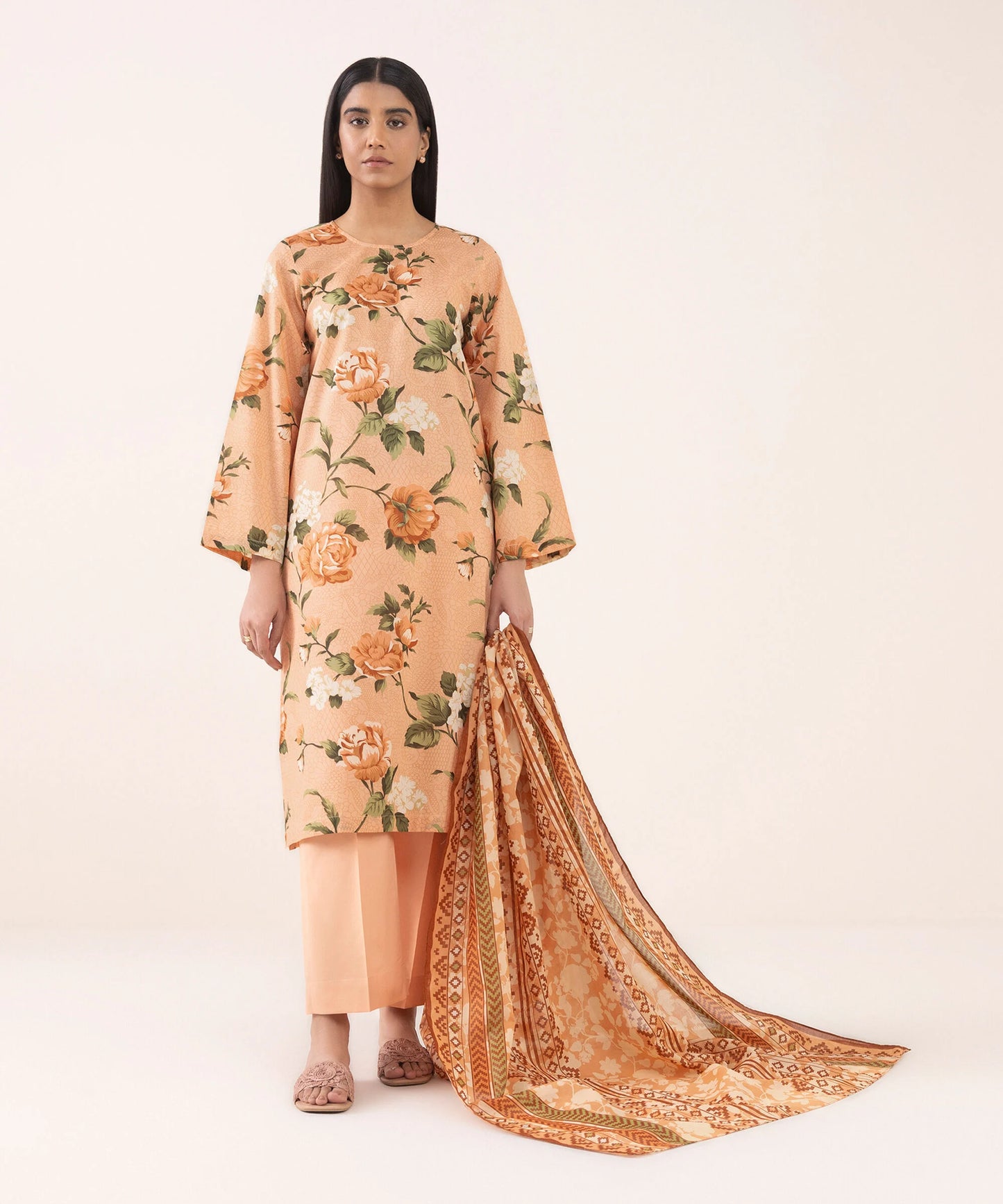 SAPPHIRE | UNSTITCHED 3 PIECE PRINTED LAWN SUIT