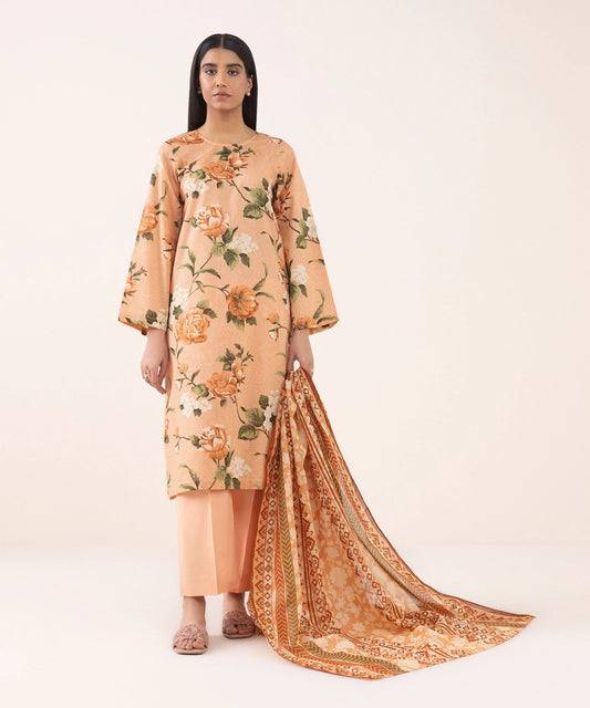 SAPPHIRE | UNSTITCHED 3 PIECE PRINTED LAWN SUIT
