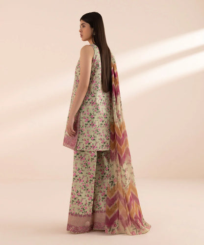 SAPPHIRE | UNSTITCHED 2 PIECE PRINTED LAWN SUIT