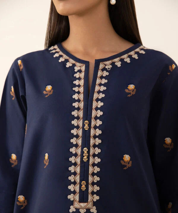 SAPPHIRE | UNSTITCHED 3 PIECE EMBROIDERED CAMBRIC SUIT