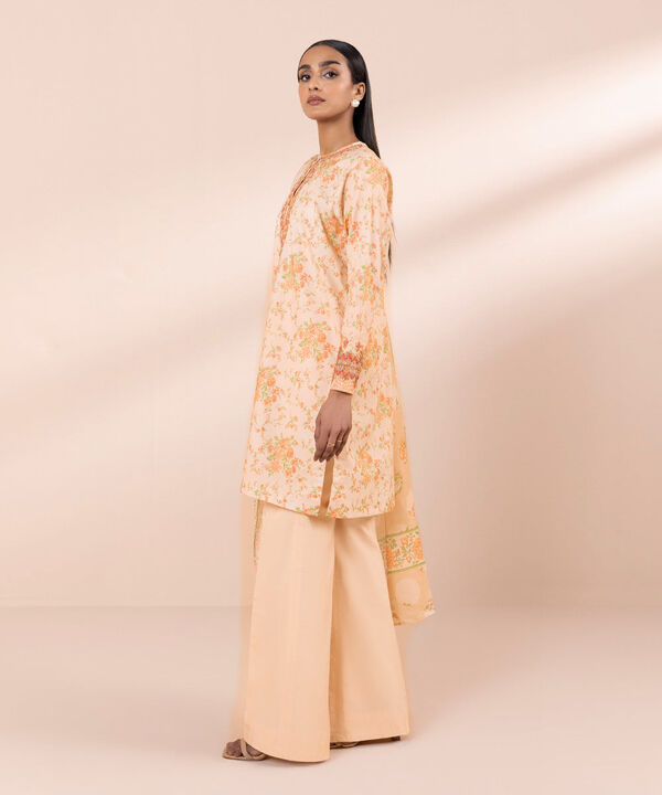 SAPPHIRE | UNSTITCHED 3 PIECE EMBROIDERED LAWN SUIT