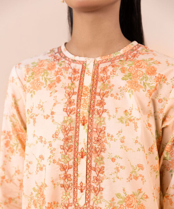 SAPPHIRE | UNSTITCHED 3 PIECE EMBROIDERED LAWN SUIT