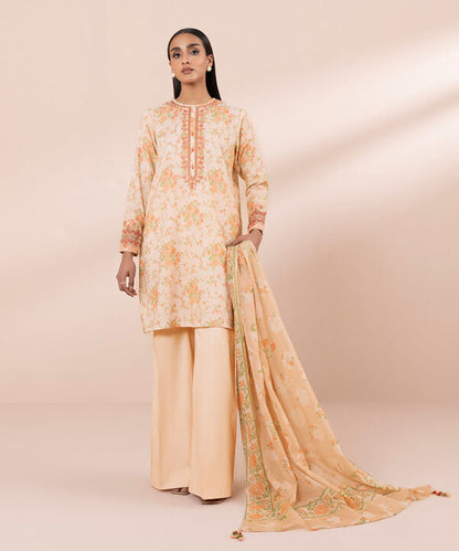 SAPPHIRE | UNSTITCHED 3 PIECE EMBROIDERED LAWN SUIT