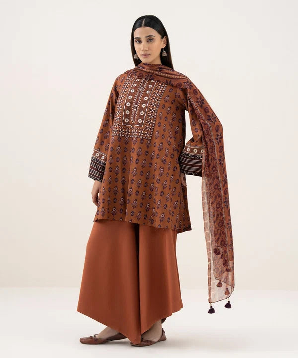 SAPPHIRE | UNSTITCHED 3 PIECE EMBROIDERED LIGHT LINEN SUIT