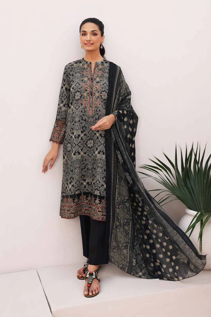 Nishat | 3 Piece Unstitched Printed Embroidered Lawn Suit | 42301120