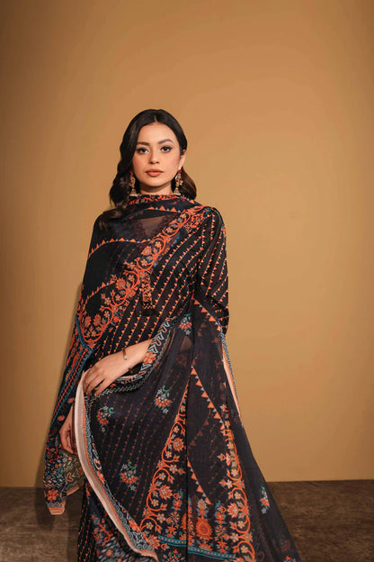 Nishat | 3 Piece Unstitched Printed Lawn Suit | 42301405