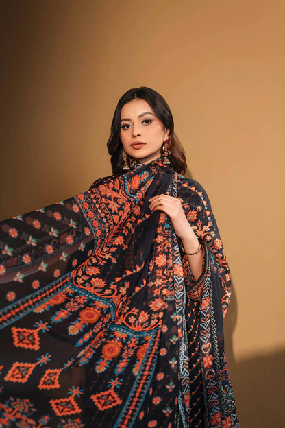 Nishat | 3 Piece Unstitched Printed Lawn Suit | 42301405