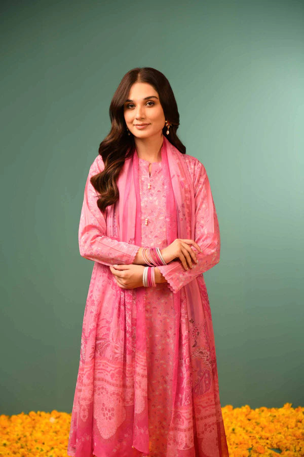 Nishat | 3 Piece Unstitched Printed Lawn Suit | 42301659