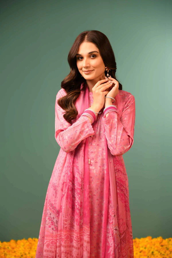 Nishat | 3 Piece Unstitched Printed Lawn Suit | 42301659