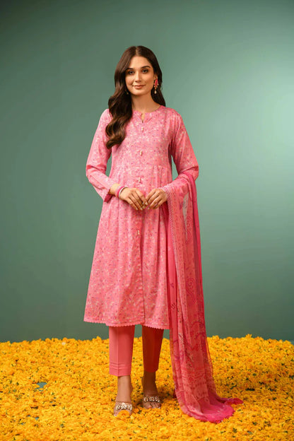 Nishat | 3 Piece Unstitched Printed Lawn Suit | 42301659