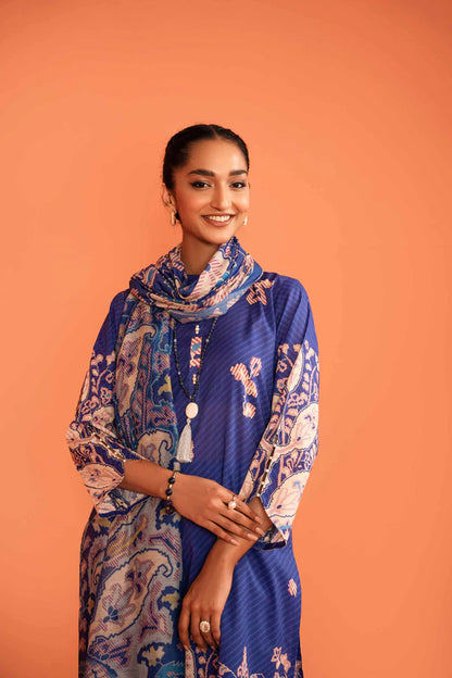 Nishat | 3 Piece Unstitched Digital Printed Lawn Suit | 42301807
