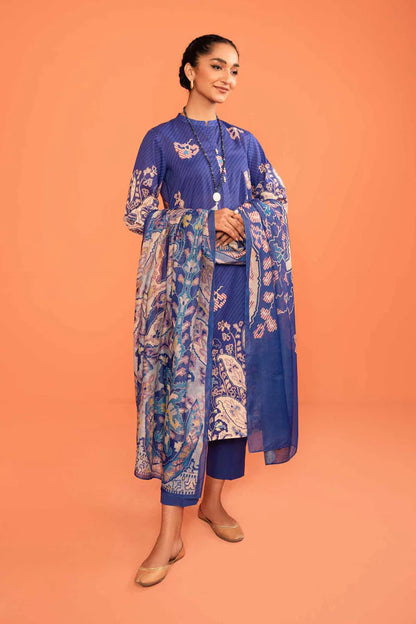 Nishat | 3 Piece Unstitched Digital Printed Lawn Suit | 42301807