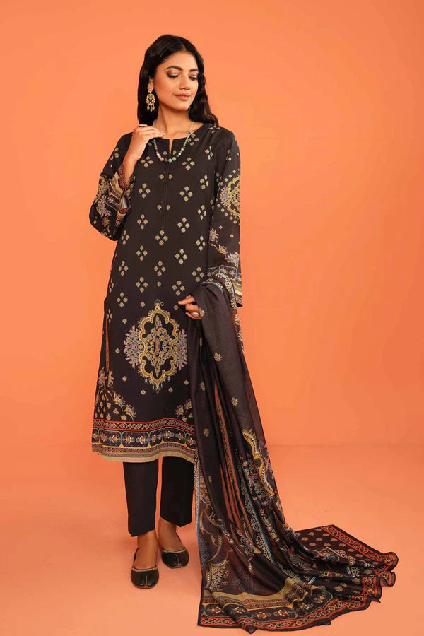 Nishat | 3 Piece Unstitched Digital Printed Lawn Suit | 42301809