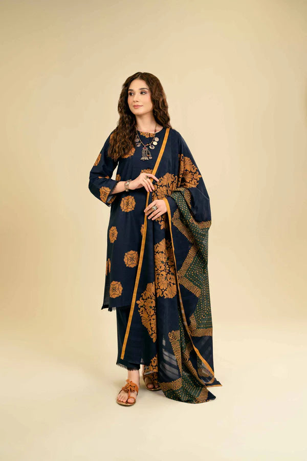 Nishat | 3 Piece Unstitched Printed Lawn Suit | 42301828