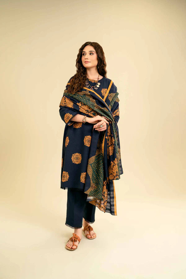 Nishat | 3 Piece Unstitched Printed Lawn Suit | 42301828
