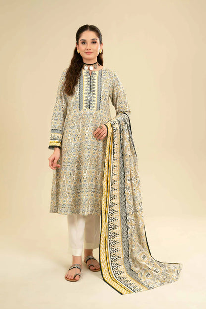 Nishat | 3 Piece Unstitched Printed Lawn Suit | 42301831