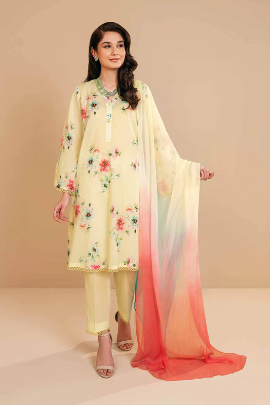 Nishat | 3 Piece Unstitched Digital Printed Lawn Suit | 42301898