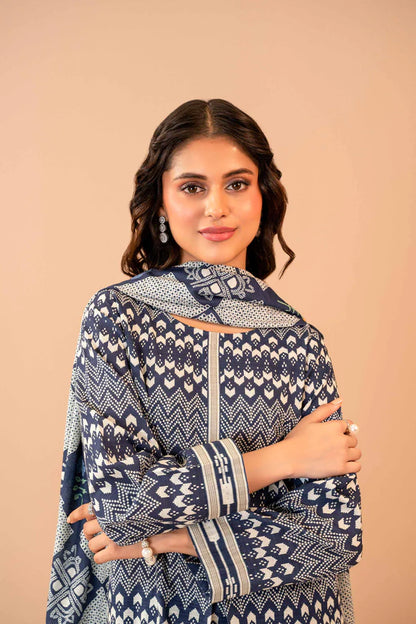 Nishat | 3 Piece Unstitched Printed Khaddar Suit | 42303275