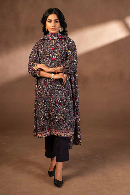 Nishat | 3 Piece Unstitched Printed Khaddar Suit | 42306486