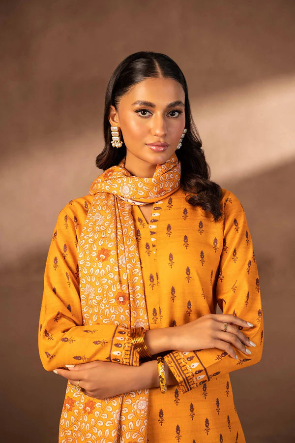 Nishat | 3 Piece Unstitched Printed Khaddar Suit | 42306487