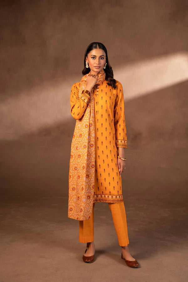 Nishat | 3 Piece Unstitched Printed Khaddar Suit | 42306487