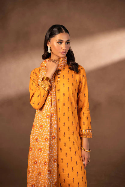 Nishat | 3 Piece Unstitched Printed Khaddar Suit | 42306487