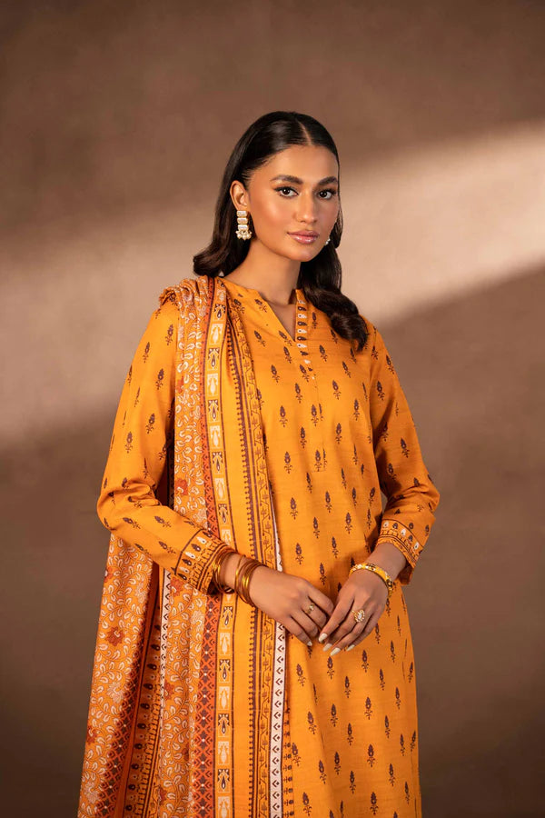 Nishat | 3 Piece Unstitched Printed Khaddar Suit | 42306487