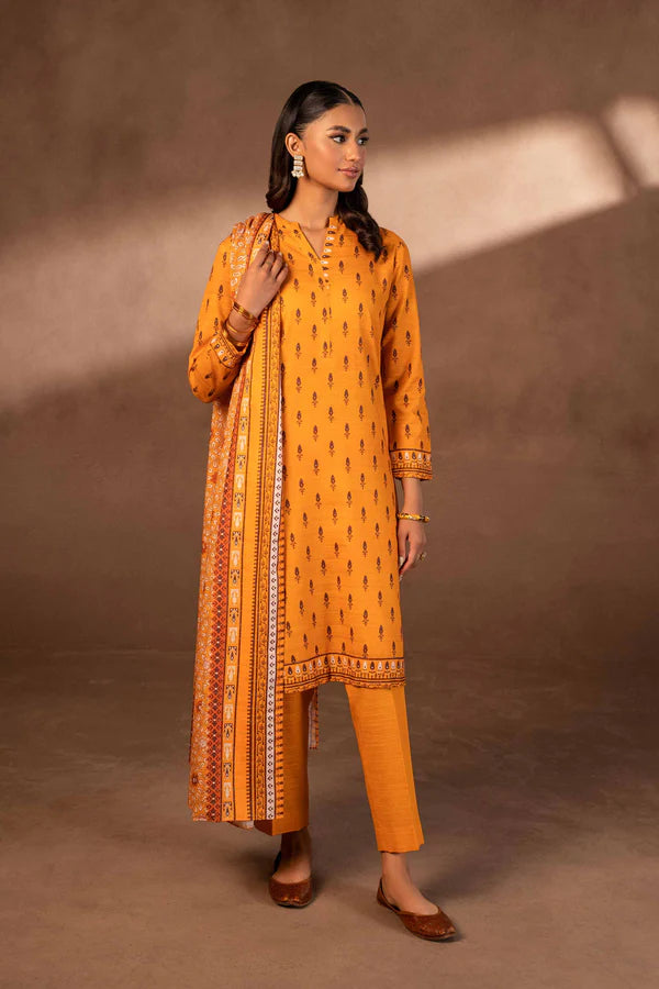Nishat | 3 Piece Unstitched Printed Khaddar Suit | 42306487