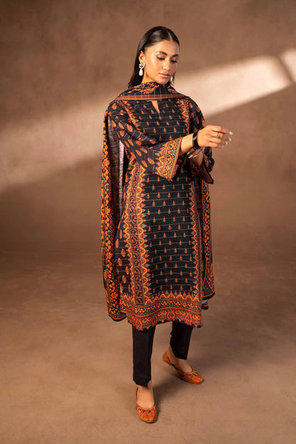 Nishat | 3 Piece Unstitched Printed Khaddar Suit | 42306496