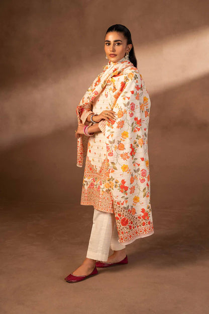 Nishat | 3 Piece Unstitched Printed Khaddar Suit | 42306500